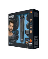 Male Grooming Kit 9-in-one precision Face/Head/Body Trimmer with free Gillette Fusion ProGlide Manual Razor